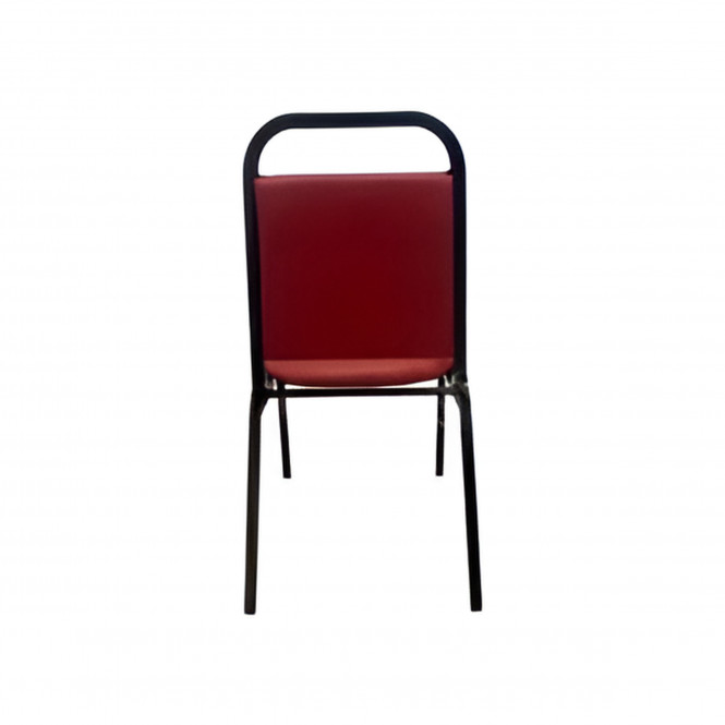 Loughborough-Stacking-Chair-Red-PU-Vinyl-Fabric