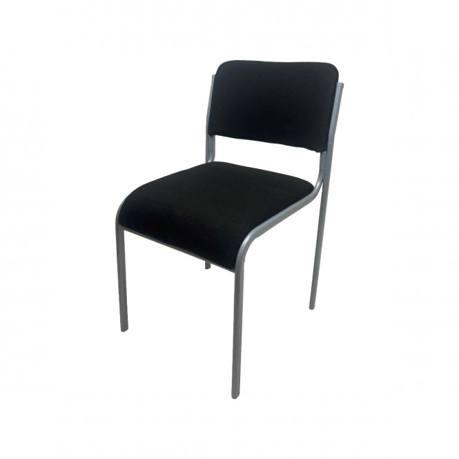 Conference-Stacking-Chair-Black