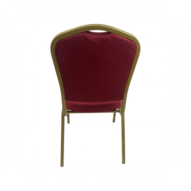 Steel-Emperor-Banqueting-Chair-Red