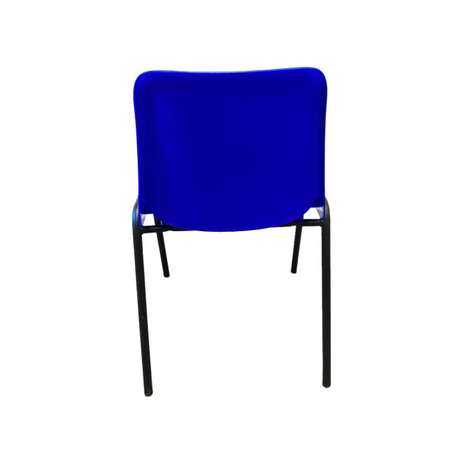 Blue-Plastic-Stacking-Chair