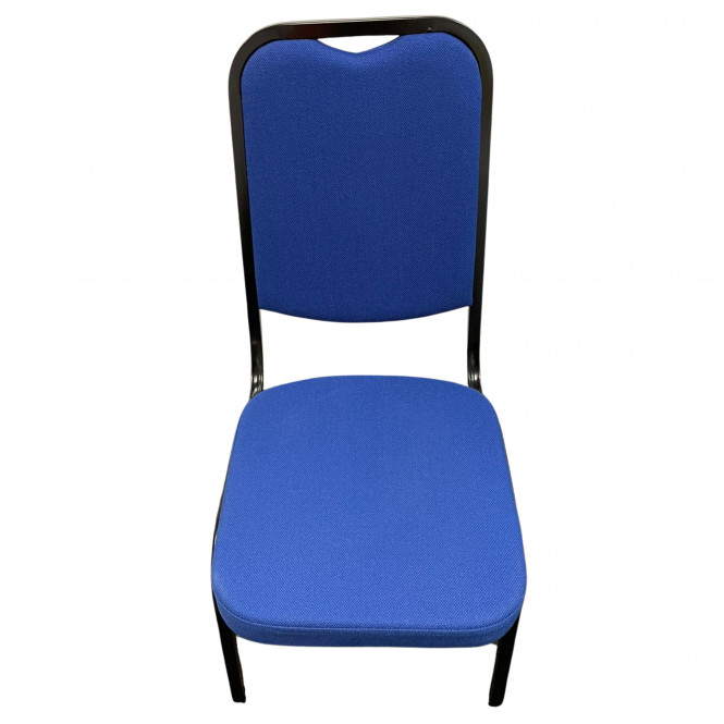 Steel-Square-Back-Banqueting-Chair-Blue-Fabric-Black-Frame