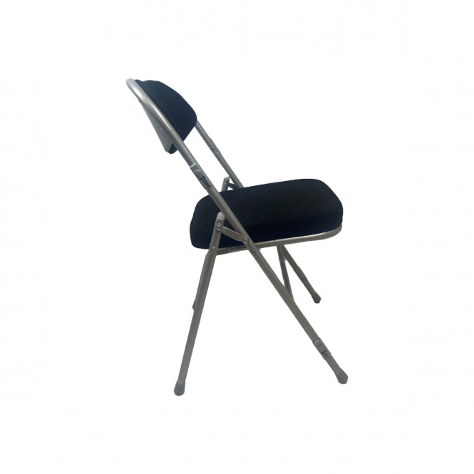 Black-Padded-Folding-Chair