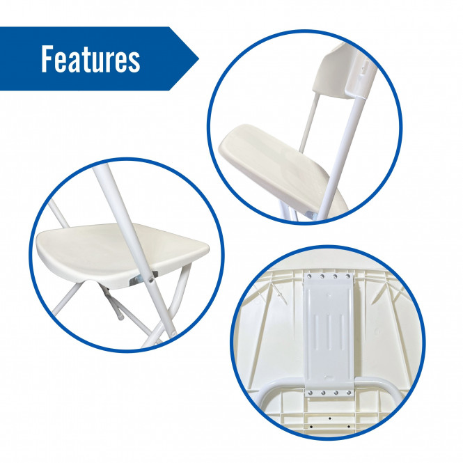 Samson-Plastic-Folding-Chair-White